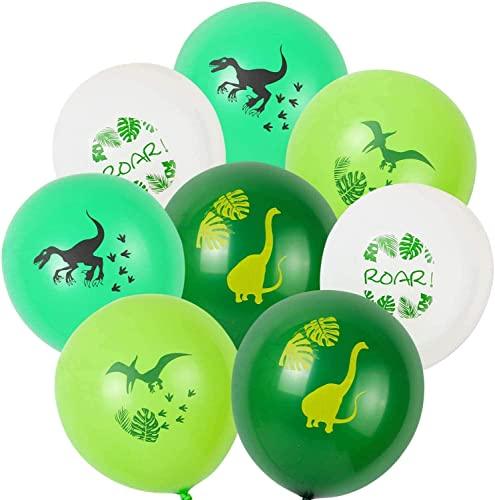 ZHIHUI Luftballons Dinosaurier, Dinosaurier Geburtstag Deko Set, Kindergeburtstag Deko Dinosaurier, Dinosaurier Party Set Geburtstag, für Dinosaurier Partydekorationen