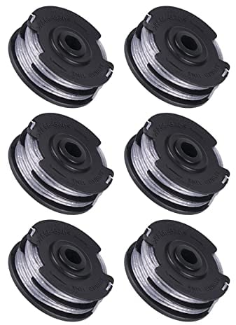 CDIYTOOL Bosch F016800351 Grass Trimmer Spool Compatible with ART 30-36 LI, ART 30, ART 27 and ART 24, 1.65mm dia 6m long (6 spools)