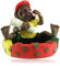 Budawi® Rasta Aschenbecher – Rastaman mit Pfeifen im Hanffeld – Handgefertigter Aschenbecher aus Kunststein – Reggae Rastafari Deko