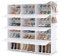 HOMIDEC Zapatero, 7 Niveles Mueble para 42 Pares Armario Blanco para Dormitorio Sala de Estar