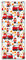 banjado® Wandgarderobe aus Echtglas/Design Garderobe 50 x 125 cm groß/Flurgarderobe mit 7 Haken/Beschreibbares Garderobenpaneel Motiv Feuerwehr