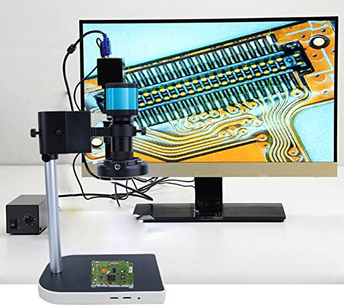 Microscopio Industriale LED 14 Milioni di Pixel Fotocamera per Microscopio HDMI HD Alta Definizione 100-240 V con Adattatore di Alimentazione per Fotocamera Ad Alta Definizione