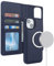 ELTEKER Hülle für iPhone 13/14,[Abnehmbare Magnetische] [Kabelloses Laden] Handyhülle iPhone 13/14 Klapphülle mit Kartenfach,Schutzhülle Leder Hülle für iPhone 13/14-Blau