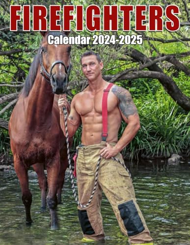 Firefighters Calendar 2024 - 2025: 24 Months Calendar Jan 2024 to December 2025, 17 x 22 Opened, Thick & Sturdy Paper, Great Gift For Organizing & Planning, US Holidays