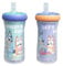 The First Years Bluey Insulated Straw Cup - Bluey Sippy Cups with Straw - Kids Water Bottles - 9 Oz - 2 Count - Ages 9 Months and Up