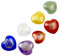 SOLUSTRE 1 Satz Sieben Chakra Liebe Chakra-steine ​​aus Kristall Natürliche Kristallsteine Meditationssteine Edelsteine Anzug Chakra-edelstein Chakra-energiesteine Kristalle Yoga Sammlung