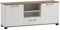 Schildmeyer Jelda Lowboard TV-Kommode 701894, matt weiß/Eiche Landhaus Dekor, 146,1 x 41 x 61,9 cm