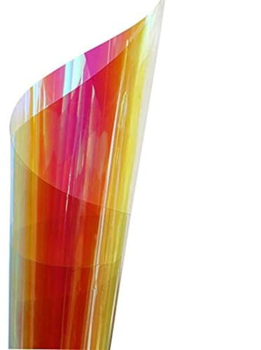 Schutz Sonnenschutzfolie Dekorative Fensterfolie, schillernde klare Folie for Wohnglas(Size:40x200cm)