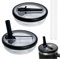Audasi 2 Pack 40 oz Tumbler Flip Straw Lid Couvercle de Gobelet Réutilisable Compatible Avec Les Gobelets Stanley Quencher Couvercle de Remplacement Anti Eclaboussures Pour Gobelets Stanley Noir