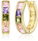 Linawe Mini Creolen Piercing Ring, Kleine Creolen Gold, Ohrhänger Huggies Helix Ohrringe Vergoldet, Schmuck Damenohrringe, Goldene Ohrstecker Tropfen Ohrringe