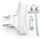 ALGOMAS® Maneta/Cierre Lavadora Zanussi | Código: 4055304143 | Compatible con Modelos: ZWF71240W, ZWF61400W, ZWF71453BW, ZWF8220WWE