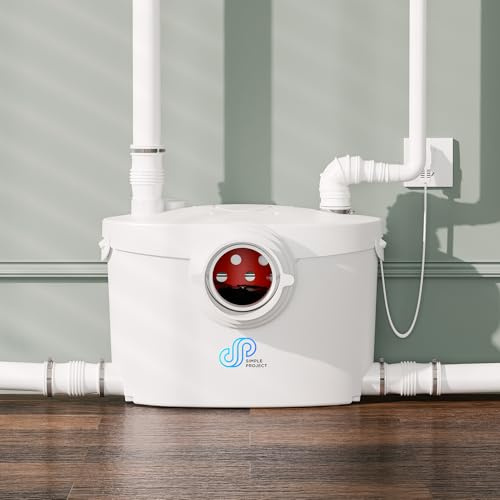 Simple Project 750w Macerator Pump With 4 Water Inlets, 36 Ft/10 M Head
