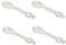 BELLIFFY 4piezas Cucharas De Crema Facial De Utensilios Para y Cosméticos Herramientas De Aplicación Reutilizables y Duraderas Para Cuidado Piel y De Crema
