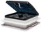 Caravan Roof Vent Fan,12V Roof Vent Fan Camper Van Motorhome RV Caravan Skylight Vent with LED Light