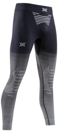 X-Bionic Herren Invent FX Hose – Thermoregulation, Performance-Boost, 3D Bionic Sphere System, Retina Ultra-Hochauflösung – Ideal für Wintersport & Outdoor - Schwarz/Grau/Hellgrau, L