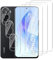 Dlxiks 3 Pièces Verre Trempé Pour Honor 90 Lite avec 3 Pièces Caméra Arrière Protecteur,HD Transparent, Dureté 9H-sans Bulles d'air-Anti Rayures Film Protection écran