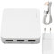 Fangxuee Servidor de Impresión con Cable Que Conecta 3 Impresoras USB Al Mismo Tiempo. Red Estándar Compartida de 100 M para WiFi/BT4.0. Enchufe UE.