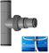 Filtre à sable T-Joint 1,25/1,5 à 1,5 - 3 voies - Accessoire de piscine pour Bestway Coleman Intex, accessoire de piscine pour pompe de filtration (A)