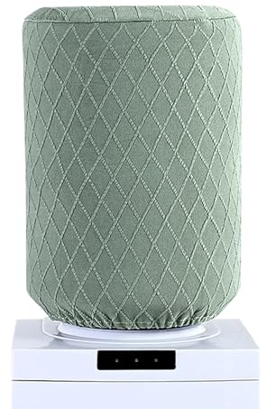 ReignSword Water Dispenser Barrel Cover for 5 Gallon Water Bottle, High Stretchy Dust Cover, Reusable Bucket Decor for Home or Office (Green)