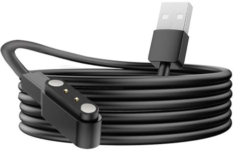 Blueshaweu for KOSPET Smart Watch Charger, 3.3ft/100cm Replacement USB Charger Cable for KOSPET Tank M1, Tank M1 Pro, Tank T1, Magic 3, Magic 4, Rock SmartWatch Charger Cord Dock Adapter (Black)