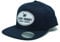 Marineblau Snapback-Cap für Männer - Surf Monkey® - Flacher Schirm - Strukturiertes Snapback-Design mit 5 Panelen - Snapback-Verschluss im Retro Style
