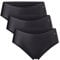 DANISH ENDURANCE Mikrofaser Sport Hipster aus recyeltem Polyester, 3 Pack (Schwarz, Large)