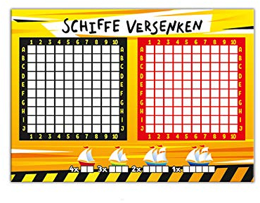20 x Schiffe versenken Baustelle Bagger Kinderspiele Mitgebsel Gastgeschenk beim Geburtstag Kindergeburtstag Jungen