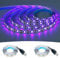 GOMING 5V USB LED Strip Lila Licht 395-400nm LED Streifen 240LED 4M(2 Stück x 2M) SMD2835 LED Band Selbstklebend Nicht Wasserdicht IP20 Lichtband für Innen Heim Deko