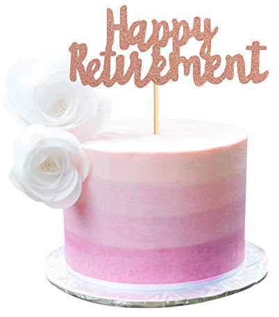 n&a 2NF0 Cake Topper, Acrylic, Rose Gold