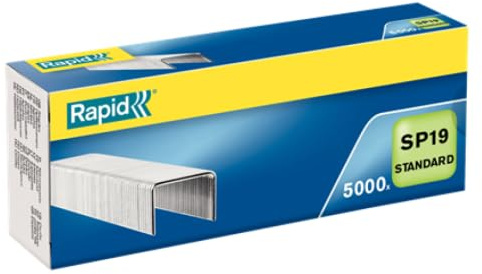 ISABERG RAPID AGRAFAGE Heftklammern SP19/6 Standard, verzinkt, 6 mm, Silber, 10 Stück