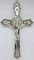 GTBITALY 10.287.11 Geformtes Benedikt-Kreuz emailliert mit schwarzer Linie mit Geschenkbox und Gebet in 3 Sprachen 20 cm Priester Exorzismus Nonne Kirche