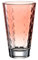 Leonardo Optic 025902 Verre à long drink lavable au lave-vaisselle, gobelet coloré en verre à jus, orange, 300 ml