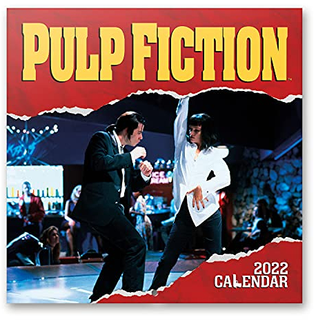 Grupo Erik Pulp Fiction Kalender 2022 Wandkalender 2022 Groß für 16 Monate, CP22056, Rot
