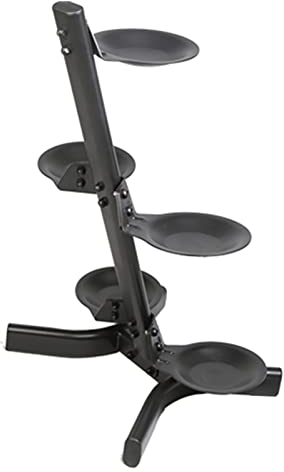 CSBH Gewichte Lagerregal for Hanteln, Kettlebells und Gewichtsplatten, Fitnessstudio Kettlebell Rack Kettlebell Medizin Kugel Lager Rack mit hoher Tragetasche, Gewichtsturm for Hantel
