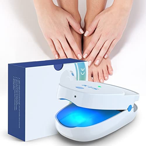 KTS Wiederaufladbares Behandlungsgerät für Onychomykose, Hochwirksame Lichttherapie zur Nagelreinigung