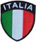 Toppa Patch Ricamata Termoadesiva Scudetto Italia Cucibile 7x6 cm Toppa Incollabile con Ferro da Stiro