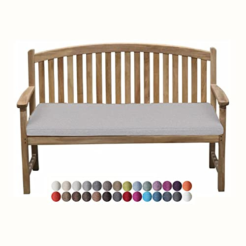 KCYXSMAX Bankauflage Bankkissen Bankpolster für Gartenbank 110x60x5cm Sitzauflage Polsterauflage mit abnehmbarem Bezug für Outdoor Bank Hollywoodschaukel Terrasse Küche Esstisch