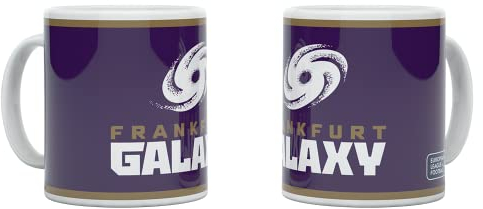 Frankfurt Galaxy ELF Tasse Kaffeetasse Becher ** Logo lila **
