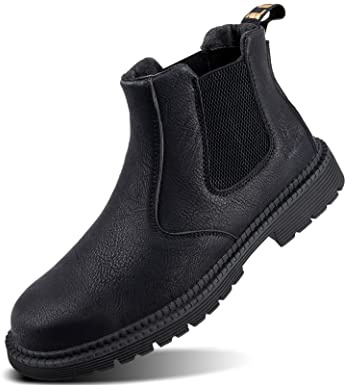 IYVW 815 Chaussure de Sécurité S1P SRC Composite Protection Non métallique sans métal Baskets Chaussures de Travail et randonnée noir 37 EU