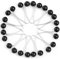Ericetion 12 Pcs Muslim Hijab Schal Clips U -Form Pearl Boutonniere Pin Brosche Sicherheit Kopftuchstifte Für Hochzeitskleid Dekorative DIY -Accessoires