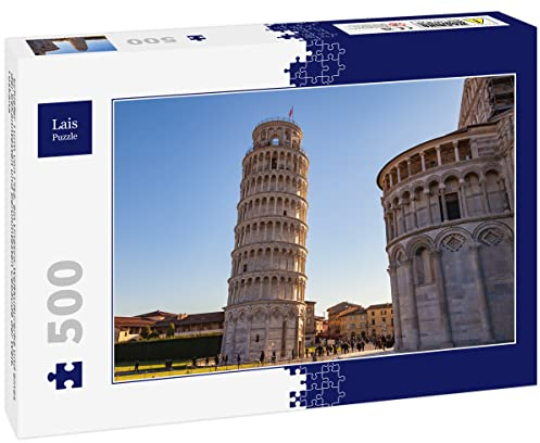 Lais Puzzle Schiefer Turm von Pisa, EIN UNESCO-Weltkulturerbe und eines der bekanntesten und berühmtesten Gebäude der Welt, Toskana 500 Teile