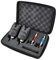 Hirisi Tackle Karpfenangeln Bissanzeiger und Swinger-Set, wasserabweisend, blaue LED (blau und rot)