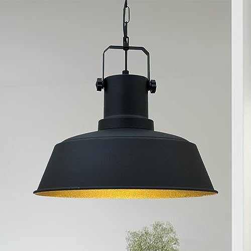 bamyum Orema Hängelampe Industrial Vintage Ø30cm Metall, Kupferfarbe Hängelampe Wohnzimmer Küchenlampe Hängend E27, Pendelleuchte Esstisch Vintage Industrial, Esszimmerlampe, Deckenlampe Wohnzimmer