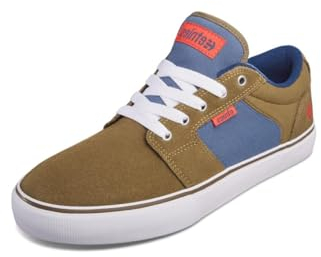 Etnies Herren Barge LS Skate Shoe, Brown/Blue, 43 EU