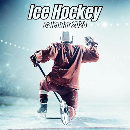 Ice Hockey Calendar 2024: 14 Months Organizer For Home & Office , Mens , Womens , kids