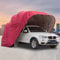 Carport pliable, abri de voiture mobile amélioré, garage portable rétractable, voiture robuste dix abris pour extérieur, camion, bateau, SUV, 5,5 x 2,5 x 2,3 m