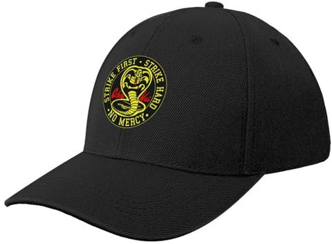LXCUDXZ Baseball Kappe Cobra-Kai Baseball Cap Neu im Hut Hut für Mann und Frau Party Geschenk