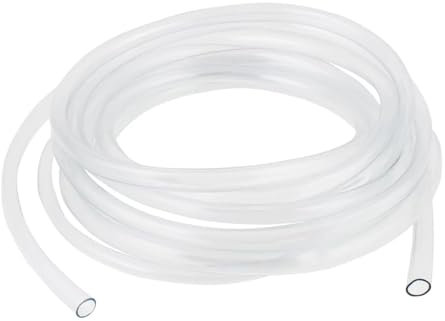 tuyau aquarium,2,5 Mètres Tuyau,Tuyau de qualité alimentaire flexible en silicone transparent pour transfert de pompe,Tube Plastique Transparent,Tube Transparent