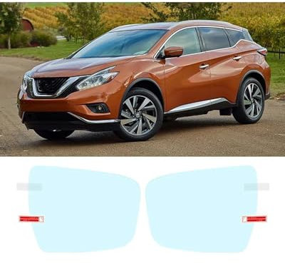 Rückansicht Auto Spiegelfolie Für Murano 2009-2019 Z51 Z52 2018 Volle Abdeckung Rückspiegel Regendicht Film Anti-Fog-Auto Spiegel Aufkleber auto Zubehör Auto Rückspiegel Wasserdichte Folie(Murano 2015