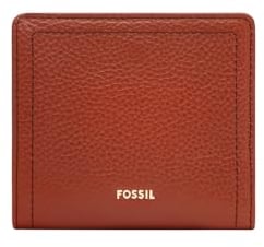 Fossil Logan, Portefeuille bi-Pliable Femmes, Rouge, s